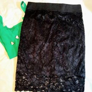 Maurice's dressy lace skirt (M)